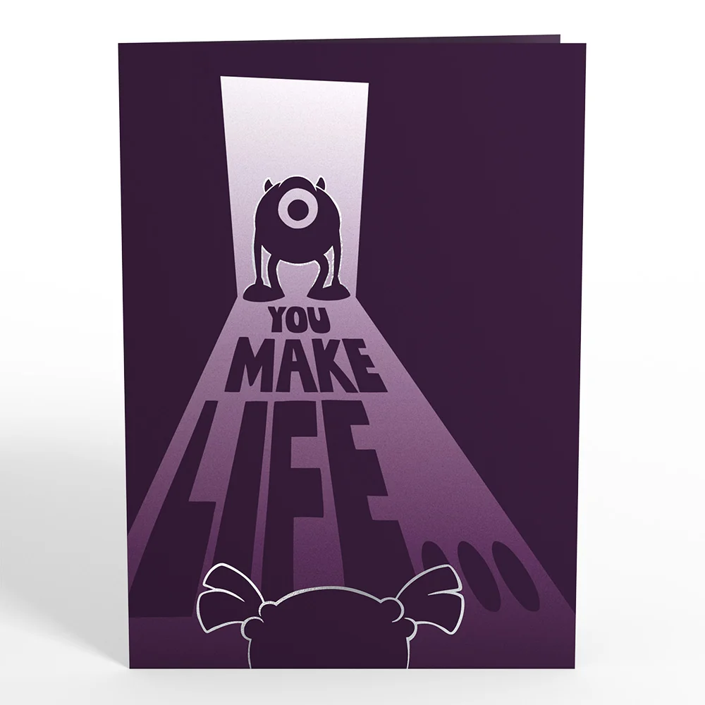Lovepop Disney and Pixar Monsters Inc. You Make Life a Scream Pop-Up Card - Image 5