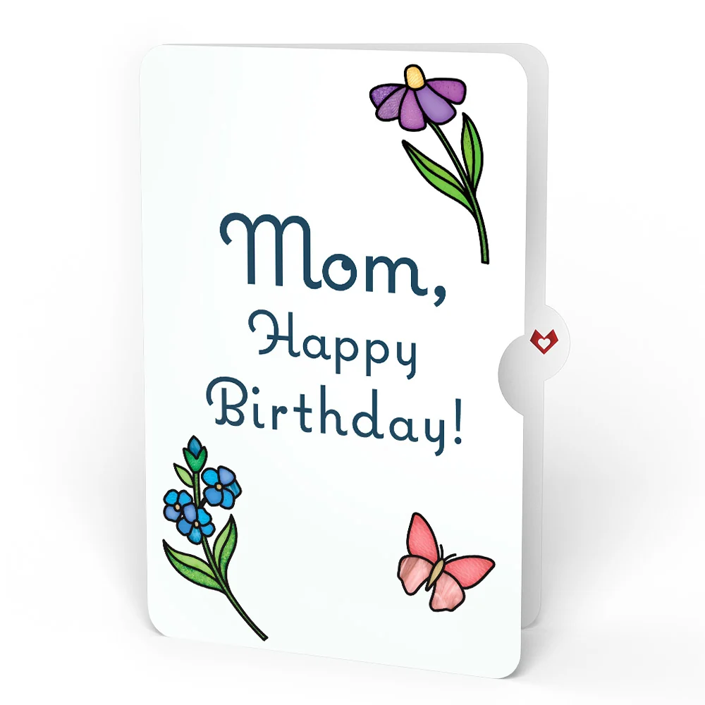 Lovepop Garden Glow Birthday Suncatcher Bouquet and Sentiment Set for Mom Glass - Image 4