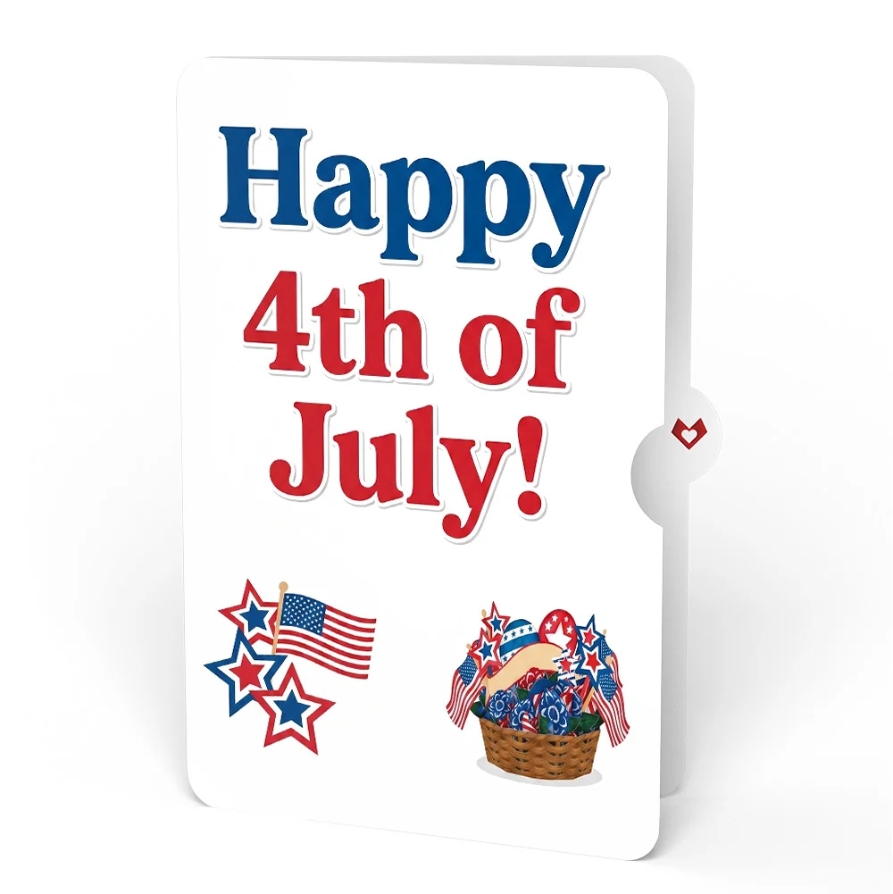 Lovepop Americana Basket 4th of July Pop-Up Card and Sentiment Set - Image 4