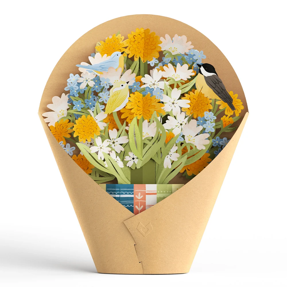 Lovepop Spring Joy Pop-Up Card & Bouquet Bundle - Image 6