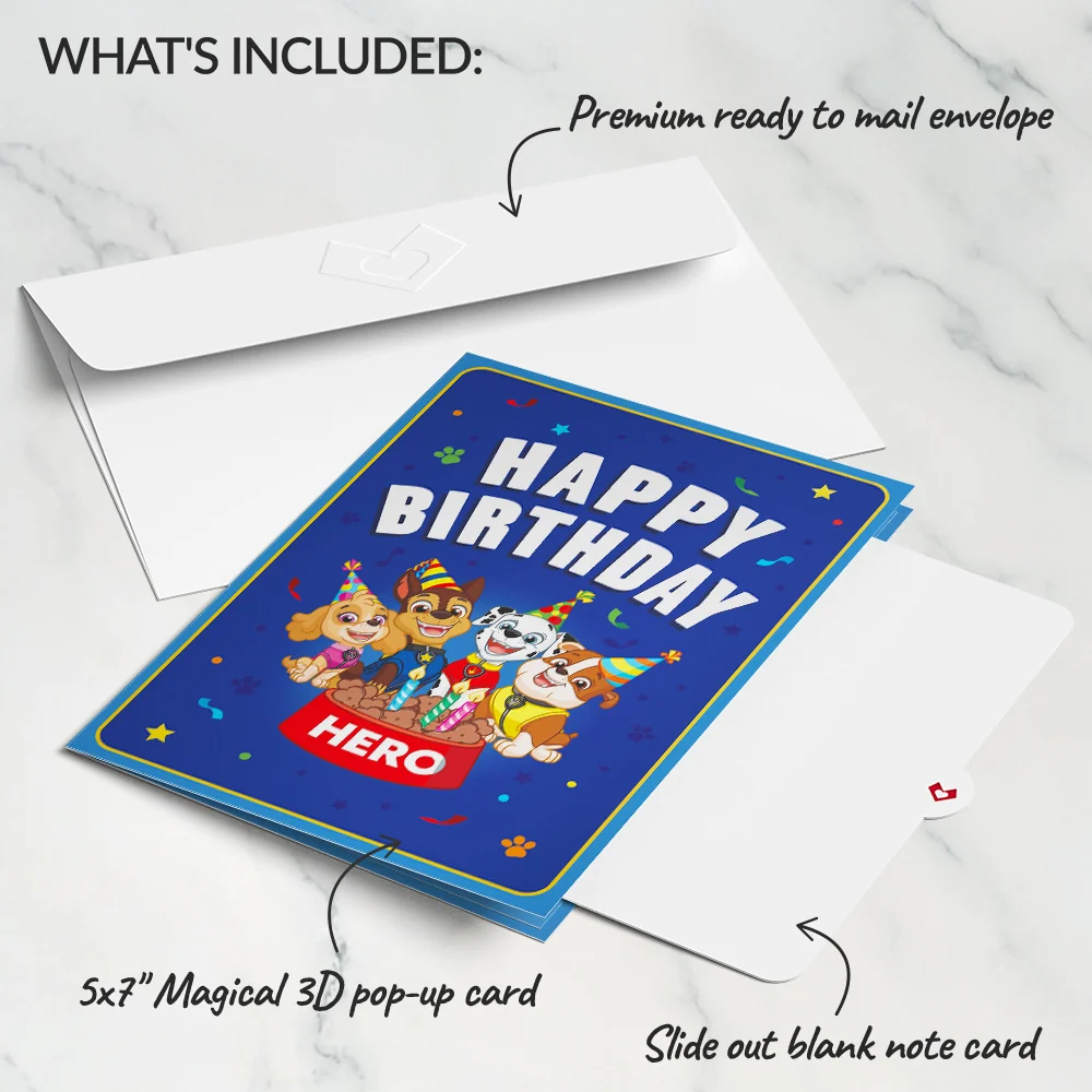 Lovepop PAW Patrol Birthday Hero Pop-Up Card - Image 6