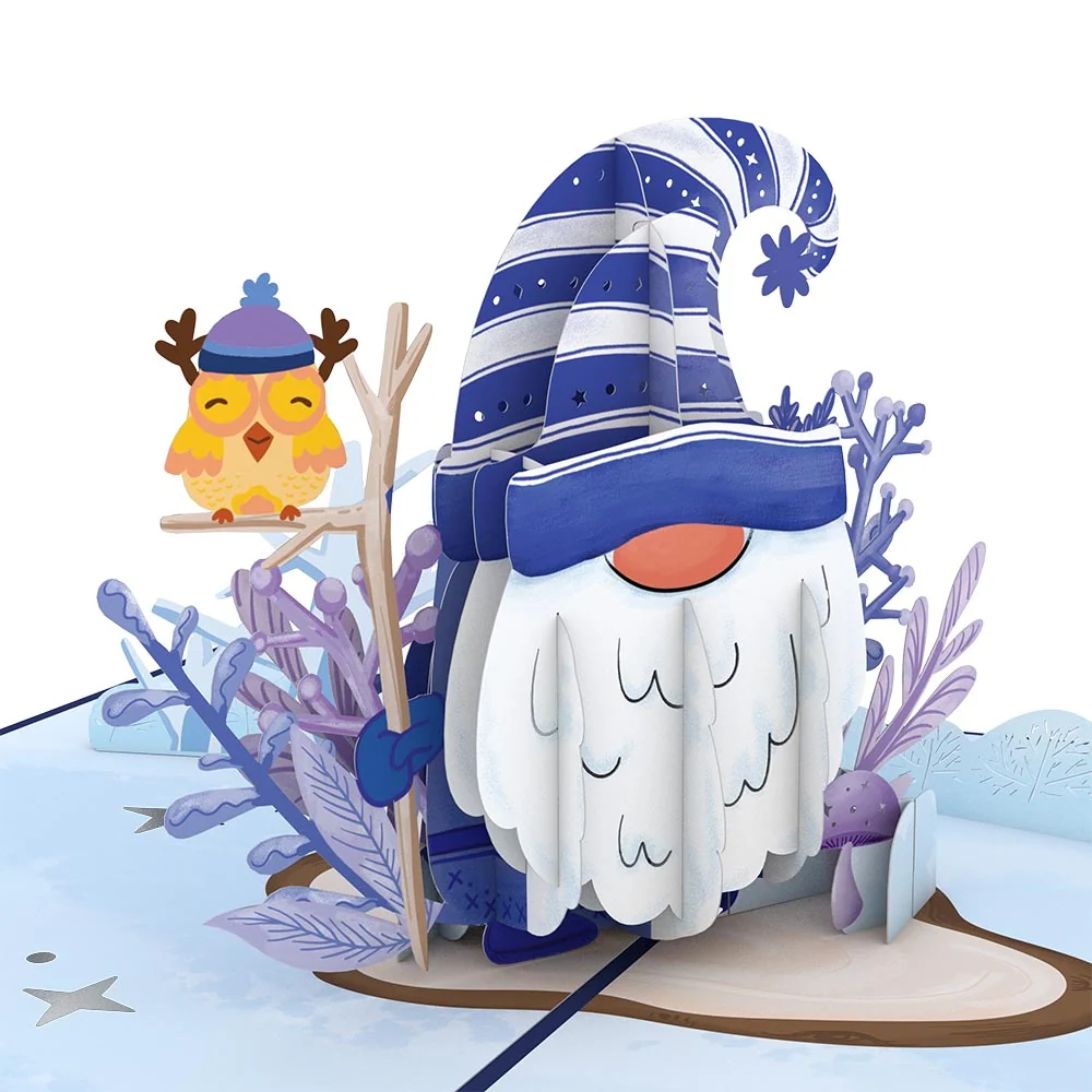 Lovepop Happy Holidays Gnome Pop-Up Card - Image 2