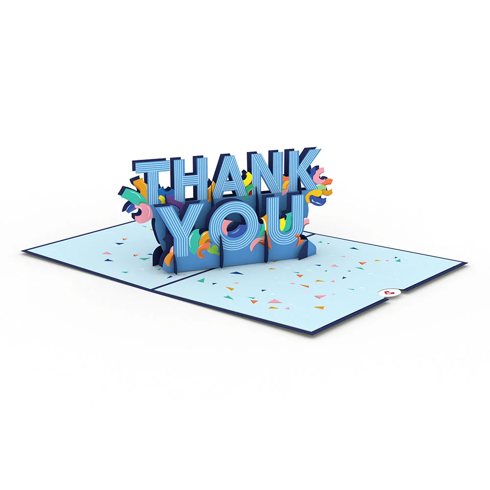 Lovepop Thank You Confetti Pop-Up Card - Image 3