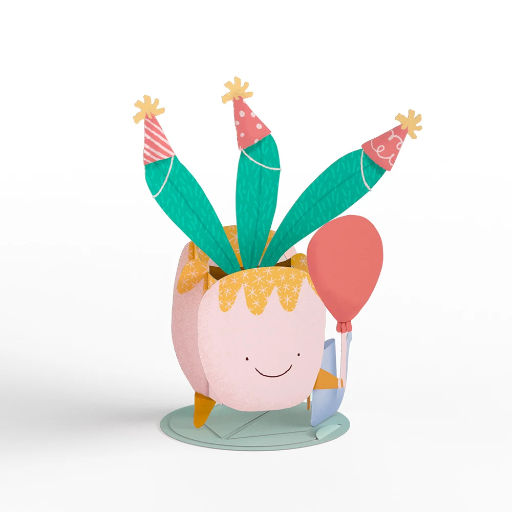 Lovepop Plant-astic Birthday: PopPals Card Scale - Image 4