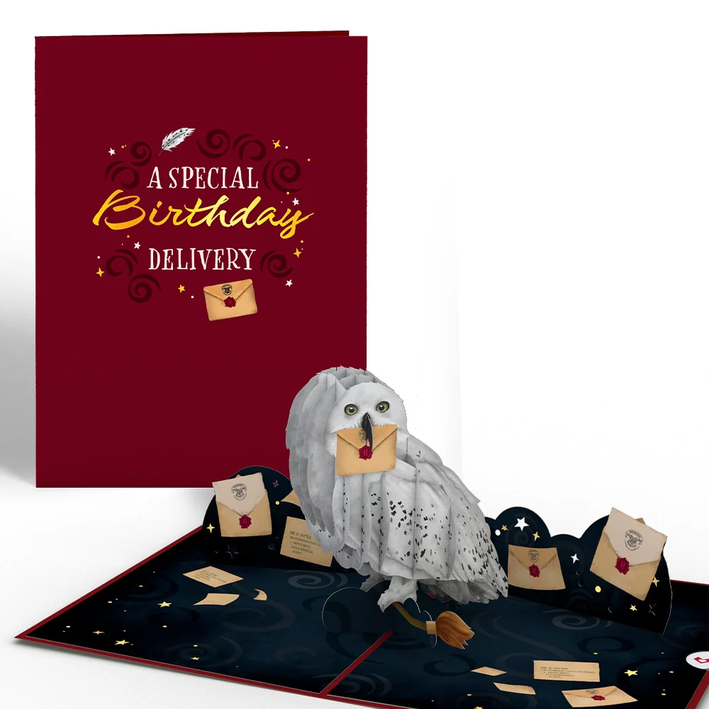 Lovepop Harry Potter Hedwig Birthday Delivery Pop-Up Card
