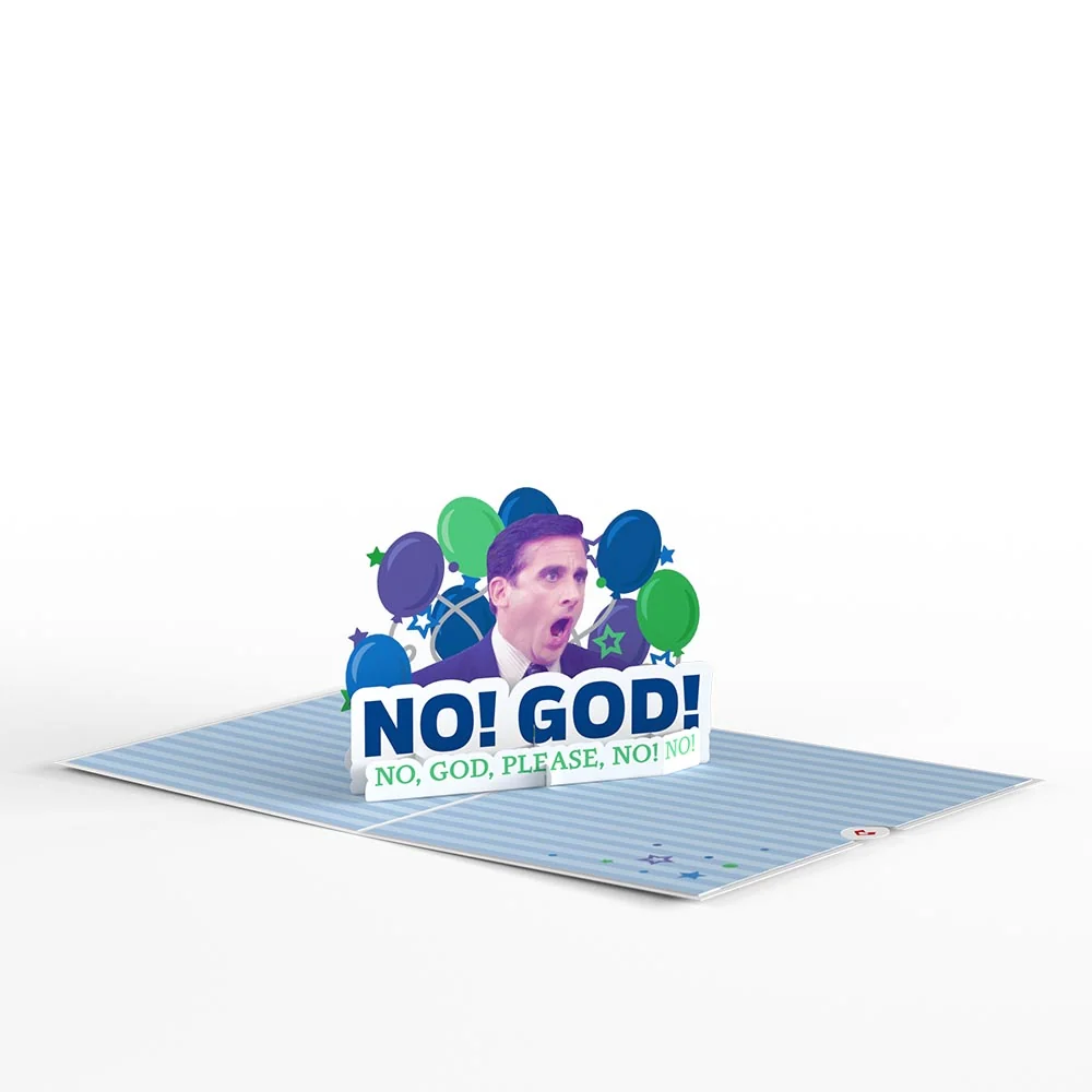 Lovepop The Office No! God! Birthday Pop-Up Card - Image 3