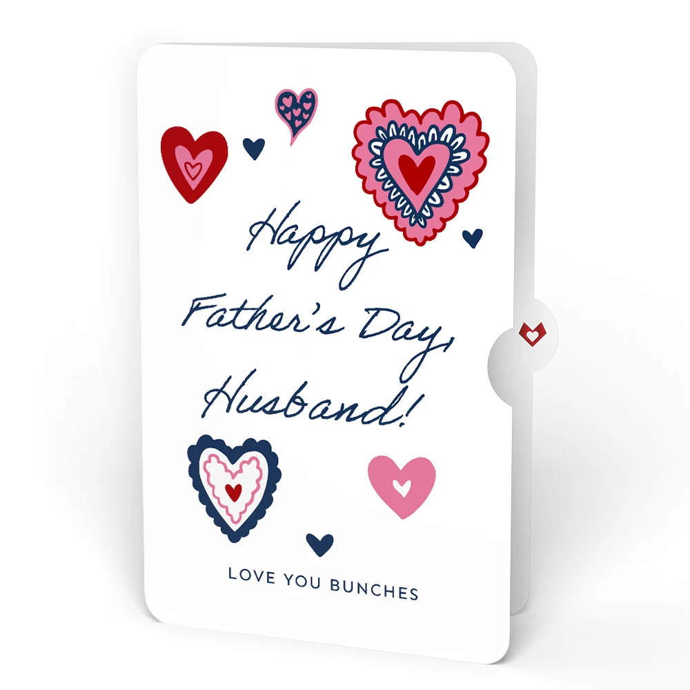 Lovepop Whimsical Hearts Father's Day Light-Up Bouquet and Sentiment Set for Husband Vase - Image 4