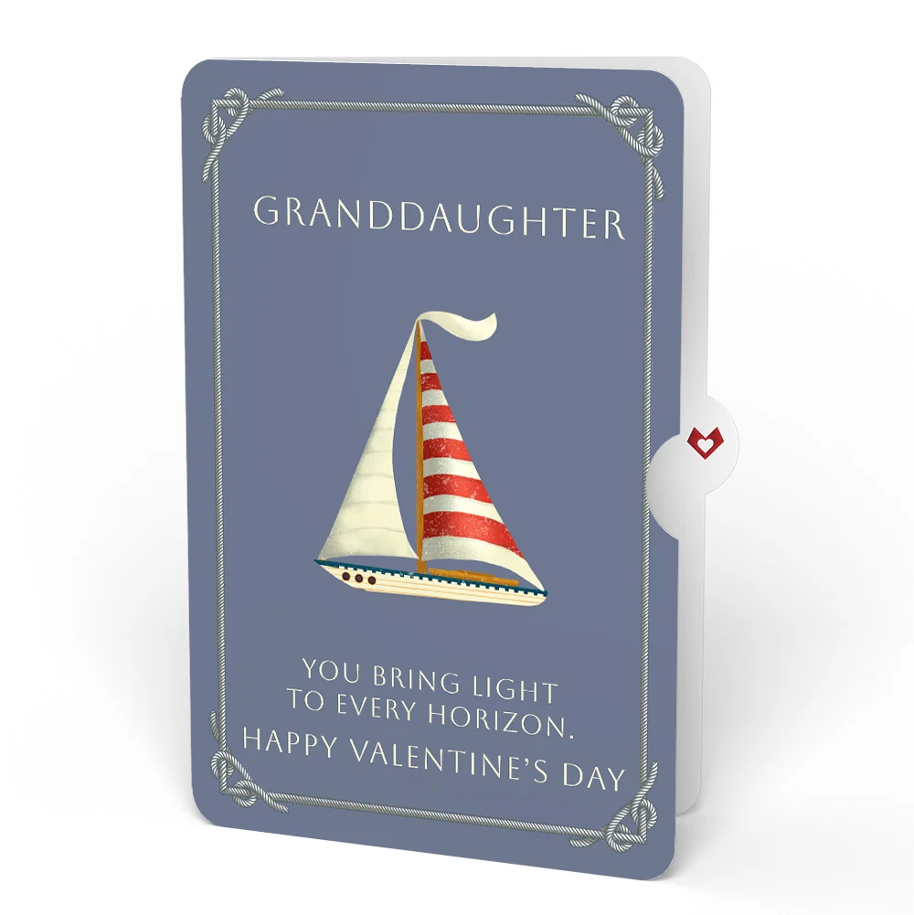 Lovepop 'Ahoy There' Valentine Plushpop Card and Sentiment Set for Granddaughter - Image 4
