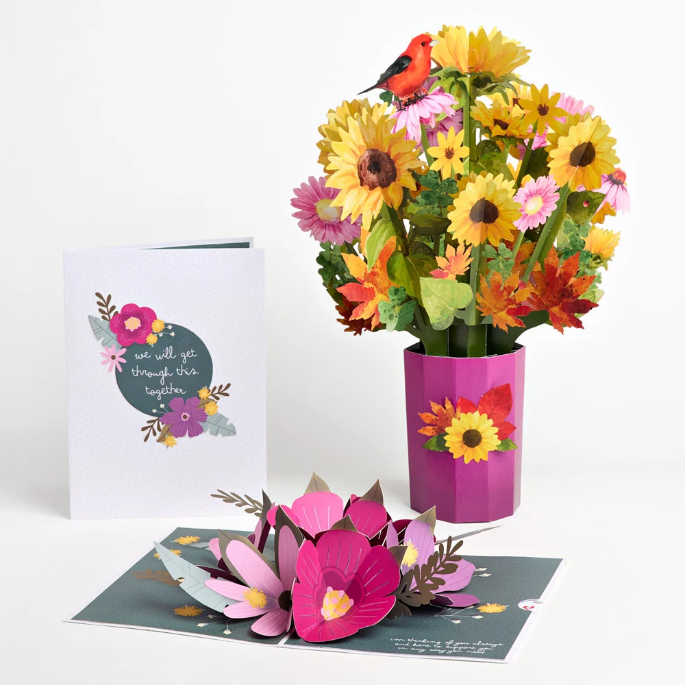 Lovepop We’ll Get Through This Pop-Up Card & Bouquet Bundle