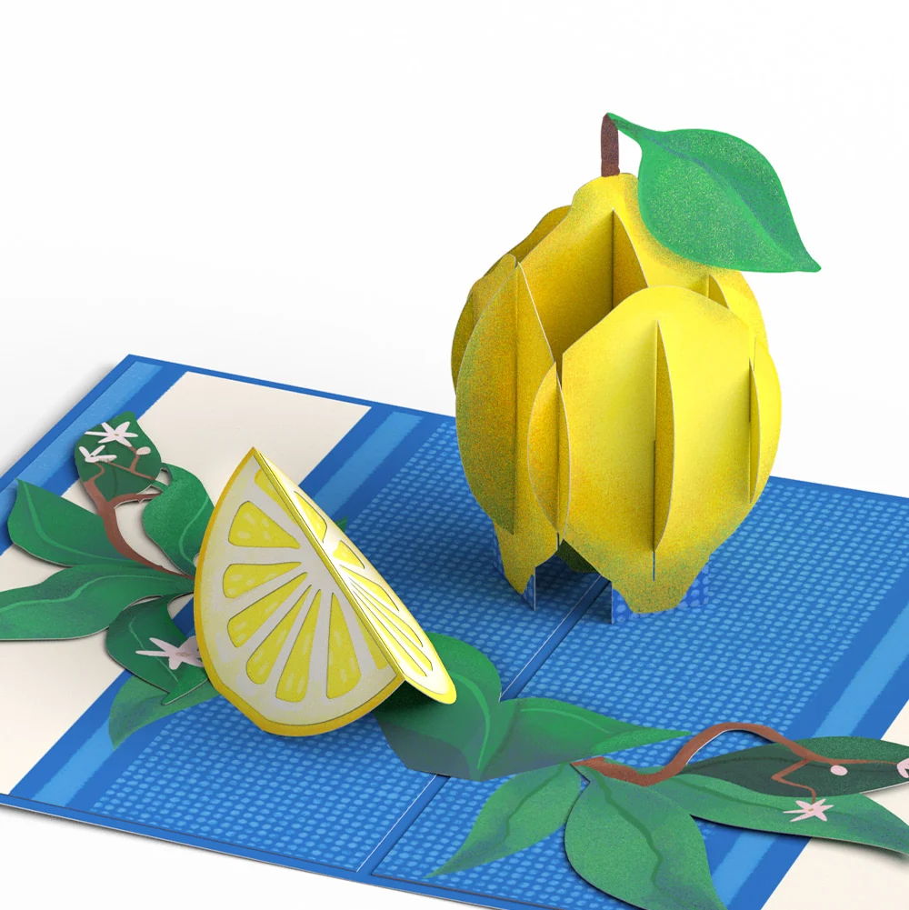 Lovepop Mediterranean Lemons Love Pop-Up Card and Sentiment Set - Image 3