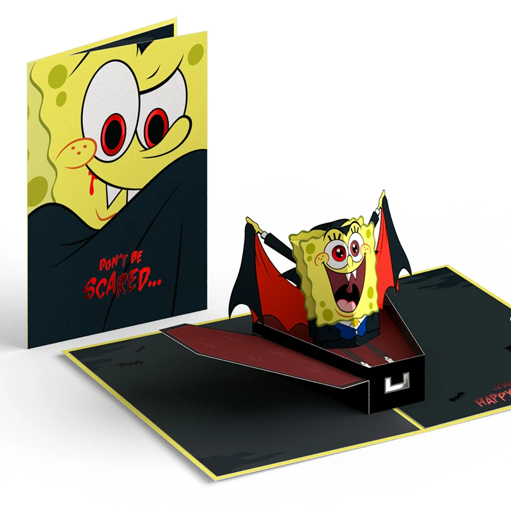 Lovepop SpongeBob SquarePants Happy Halloween Pop-Up Card Lid