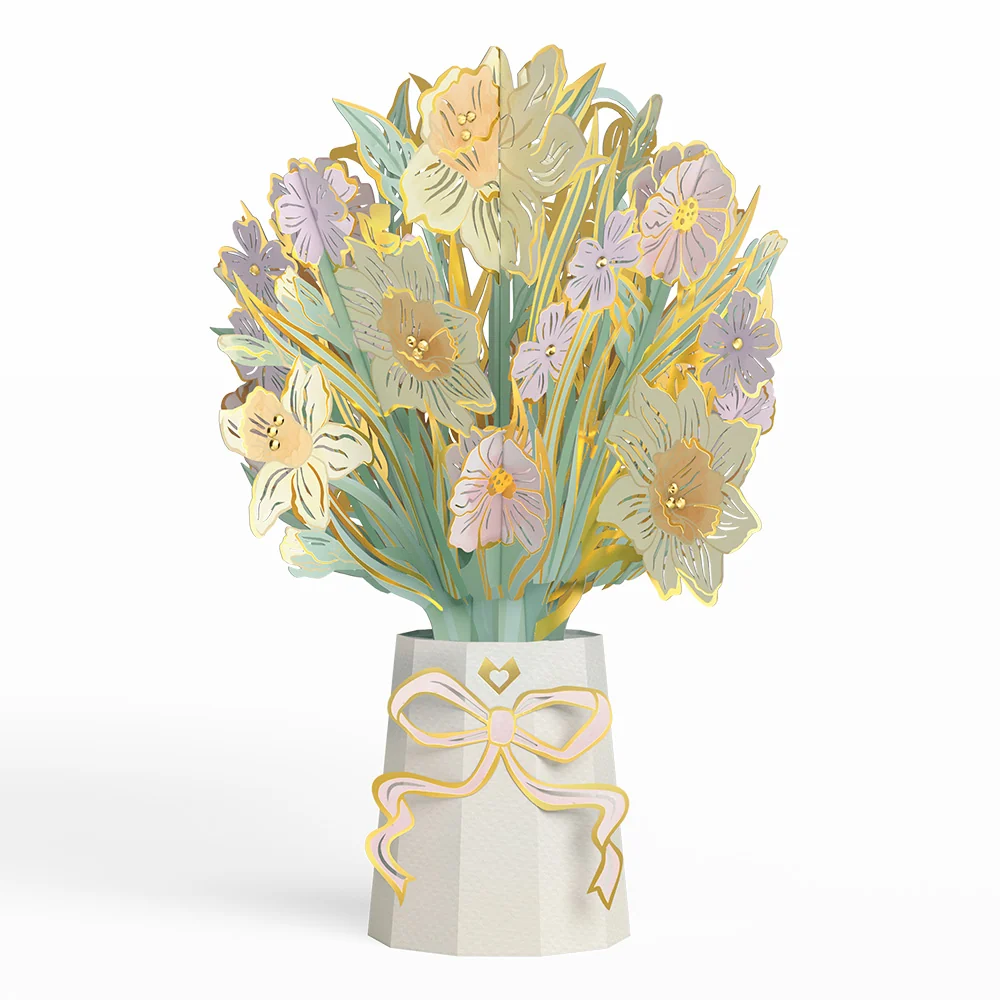 Lovepop Home Is Where Mom Is Light-Up Pop-Up Card & Luxe Bouquet Bundle - Image 5
