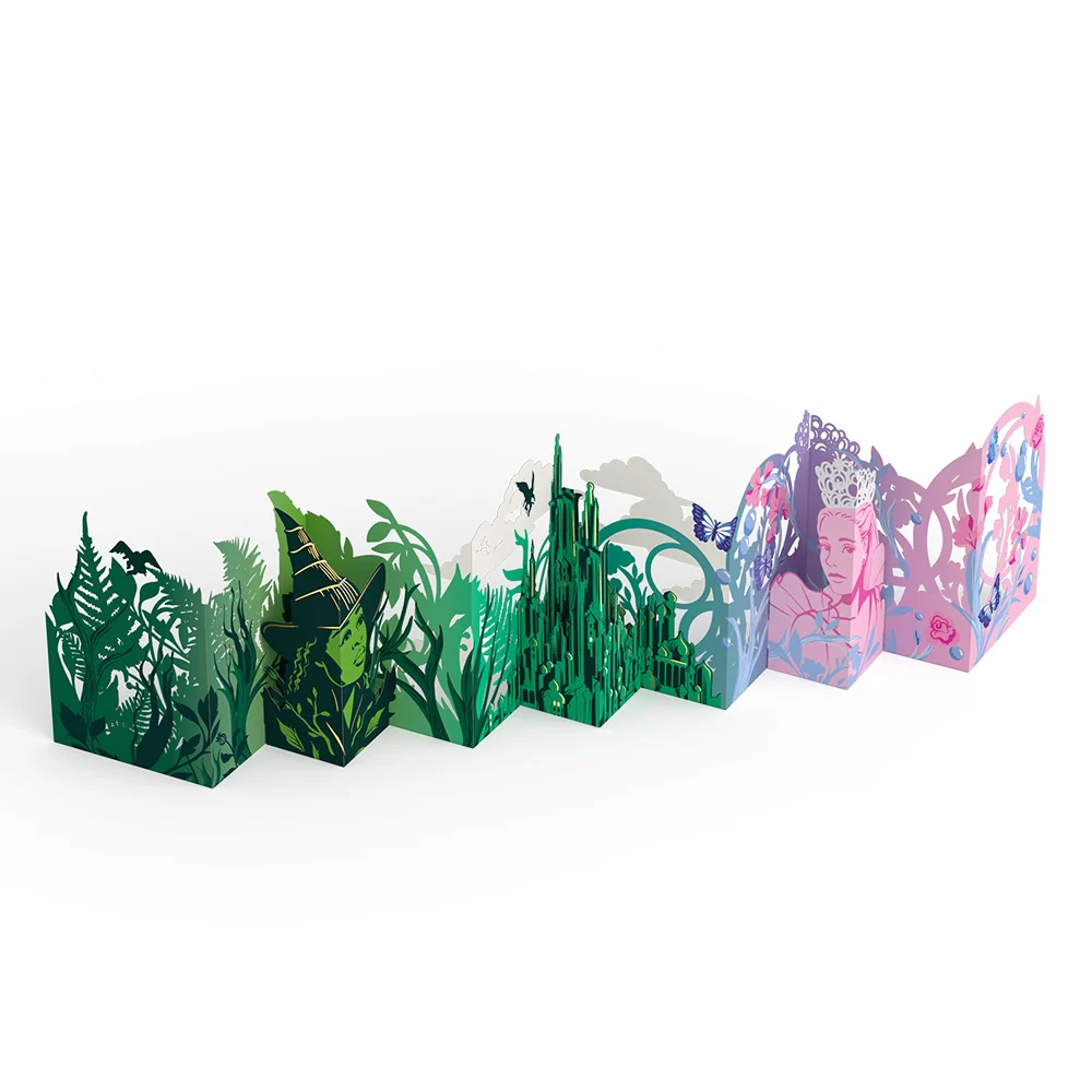 Lovepop Wicked Glinda & Elphaba Loooooong Card (Expands to 2 feet) - Image 3