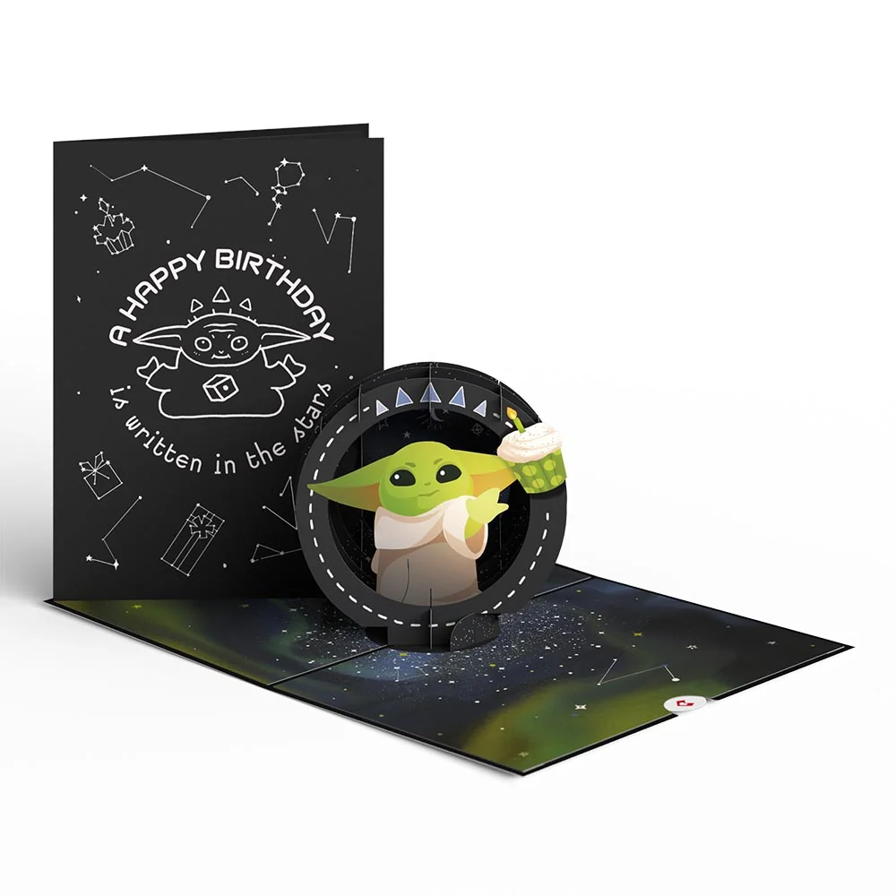 Lovepop Star Wars The Mandalorian Grogu Mystic Birthday Pop-Up Card
