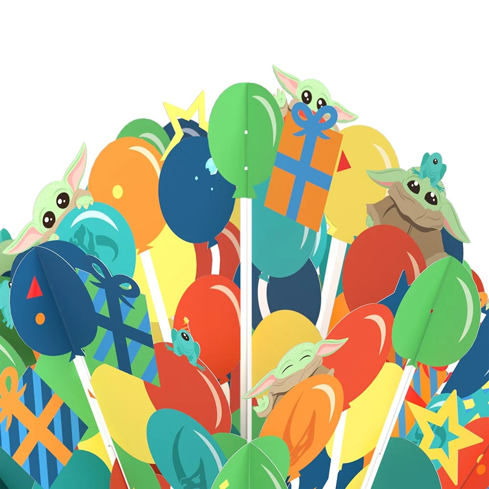Lovepop Star Wars The Mandalorian Grogu Birthday Balloon Bouquet - Image 2