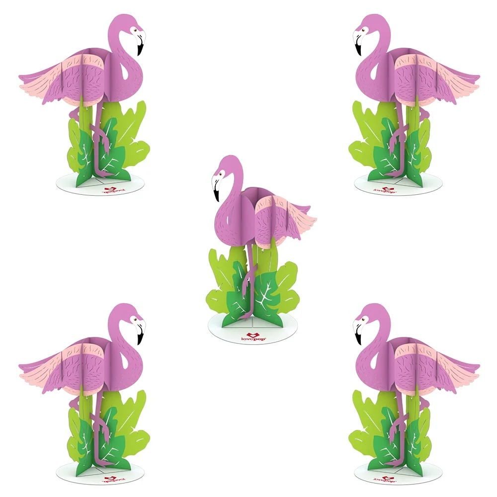 Lovepop Stickerpop: Flamingo (5-Pack)