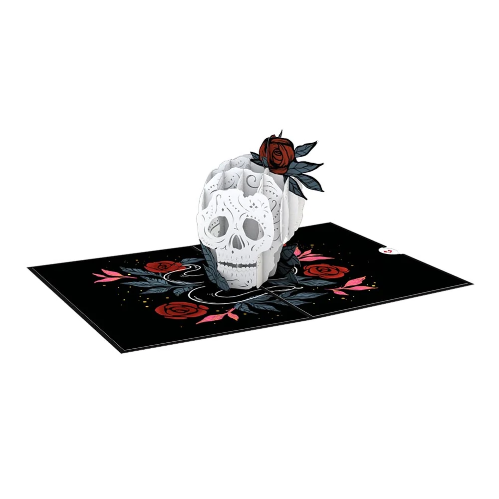 Lovepop Rose Skull Pop-Up Card - Image 3