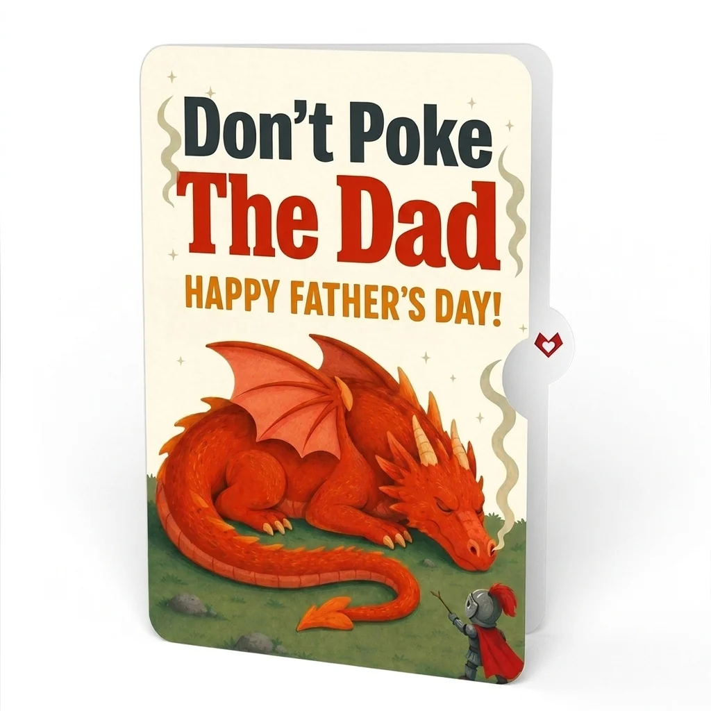 Lovepop Fire-Breathing Dragon Father's Day Pop-Up Card and Sentiment Set for Dad - Image 4