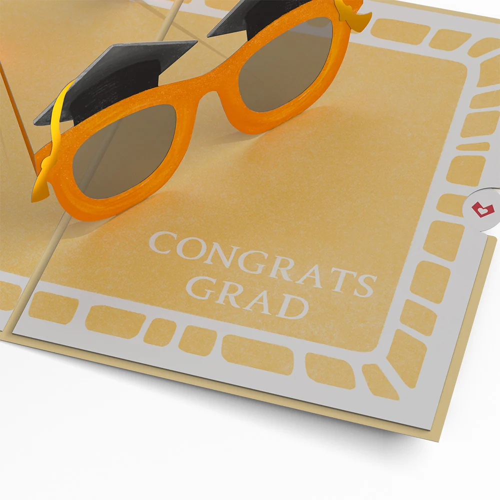 Lovepop Your Future is Bright Graduation Pop-Up Card - Image 3