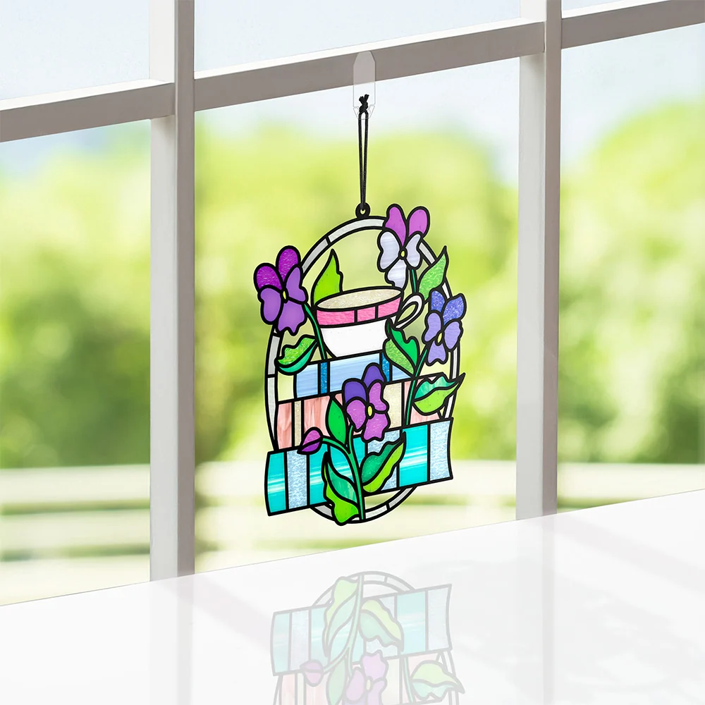 Lovepop Warmth in Every Chapter Suncatcher Card