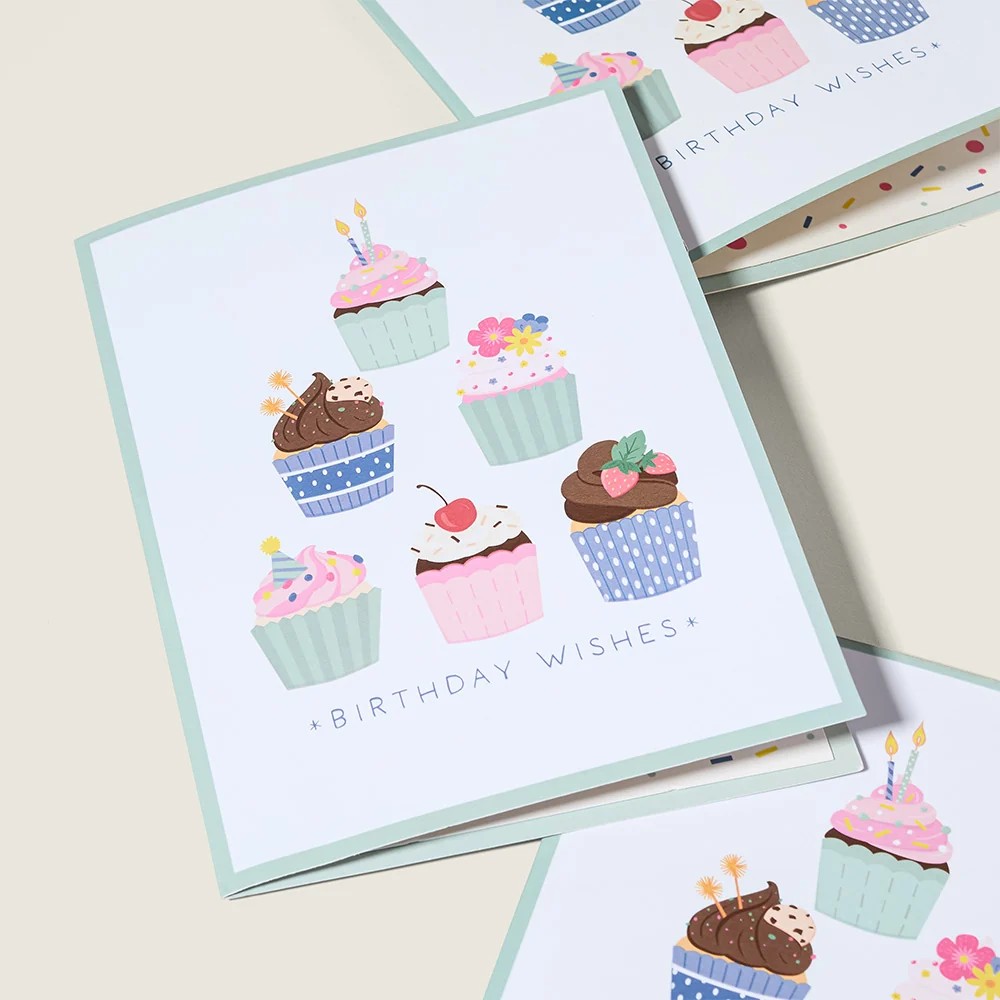 Lovepop 'Birthday Wishes' Cupcake Cat Plushpop Card - Image 3