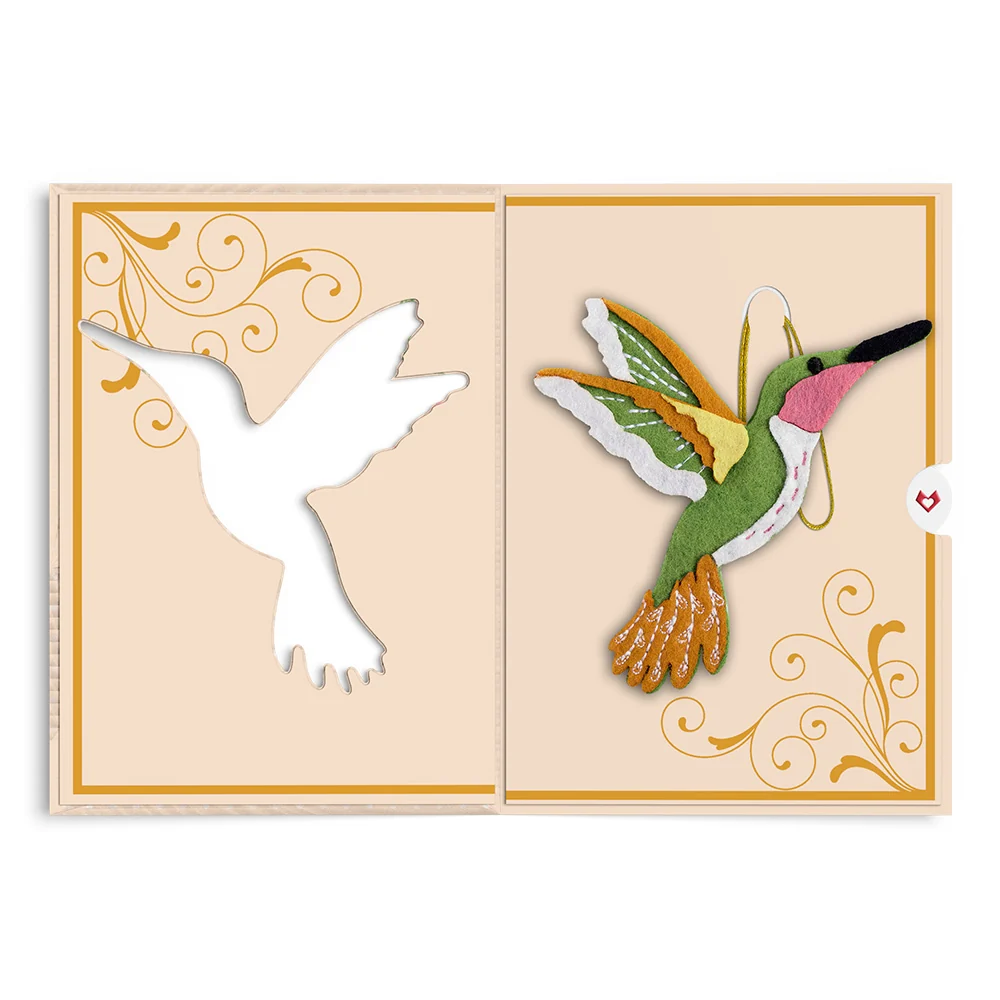 Lovepop Serene Hummingbird HeartFelt Charm Card - Image 6