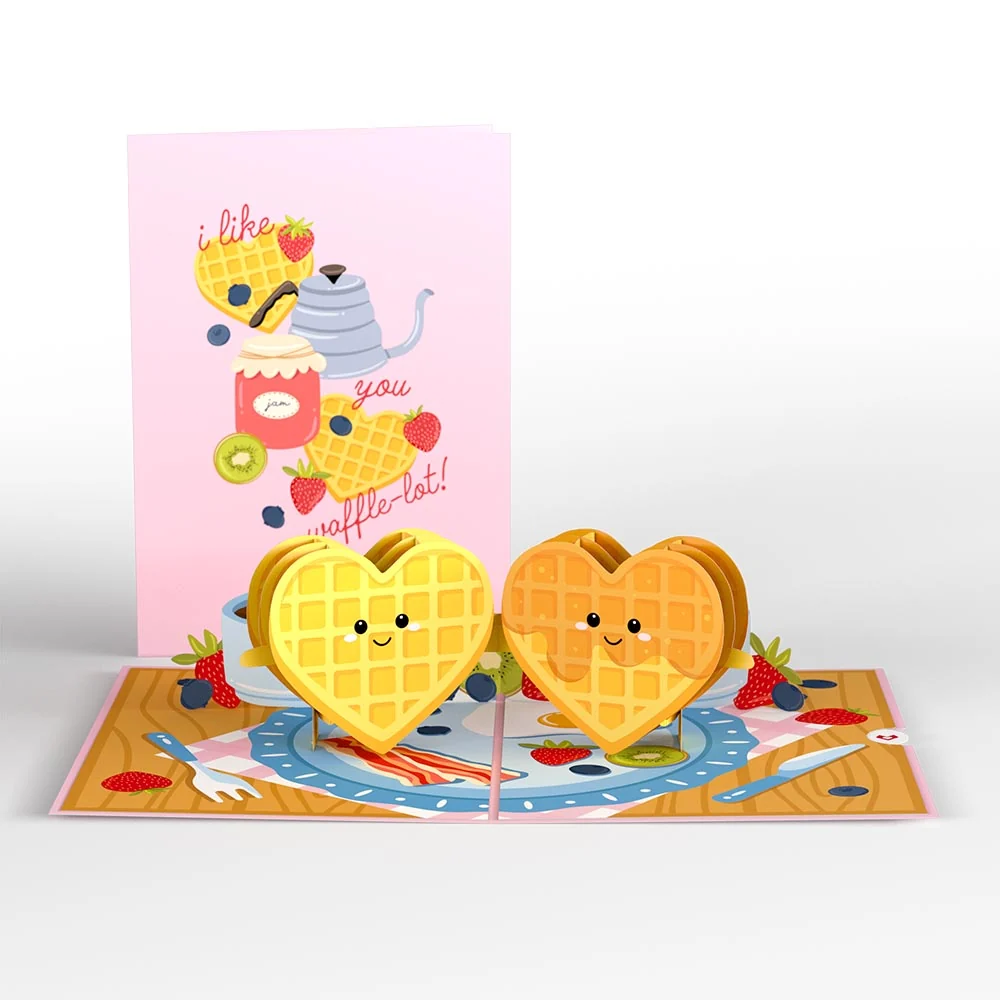 Lovepop Like You a Waffle-Lot Pop-Up Card