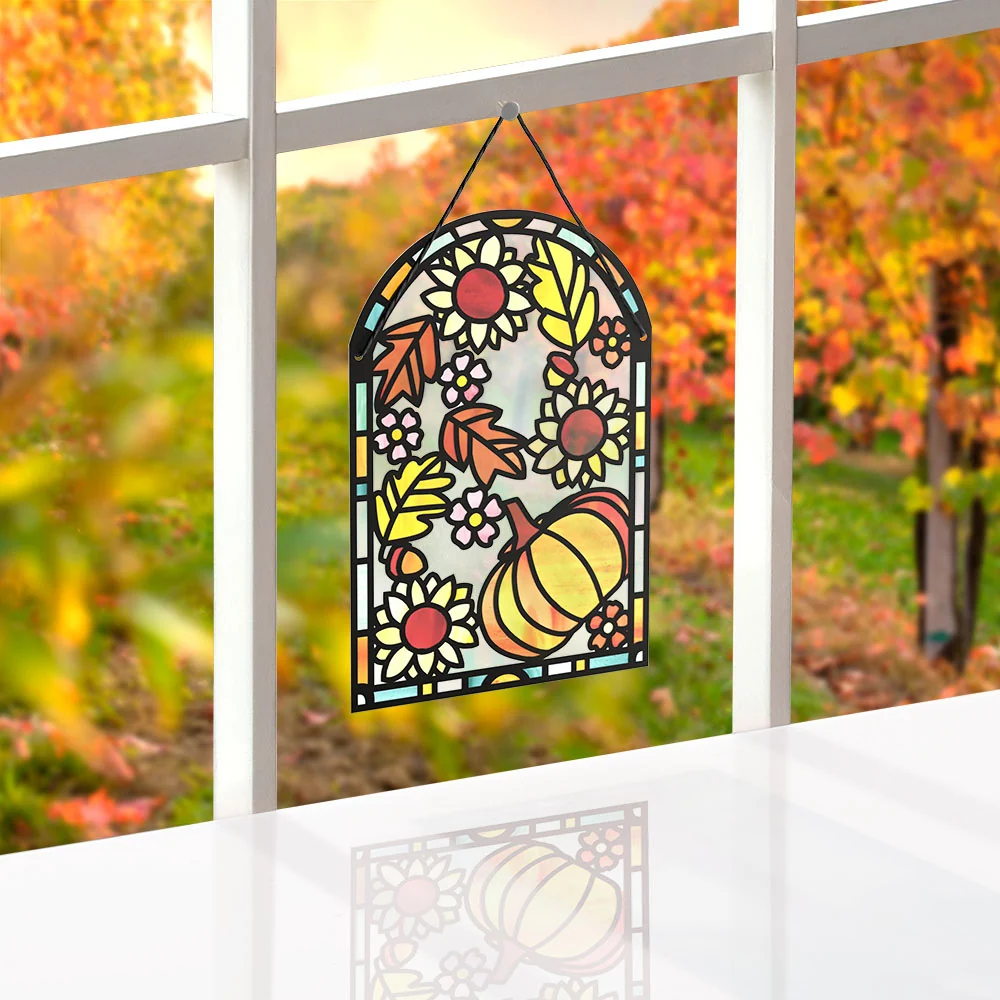 Lovepop Thankful Harvest Suncatcher Card