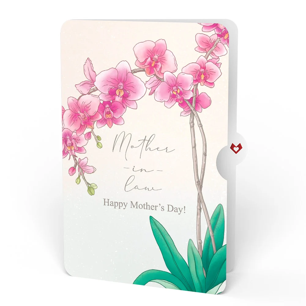 Lovepop Mother’s Day Orchid Pop-Up Card and Sentiment Set for Mother-in-Law - Image 4