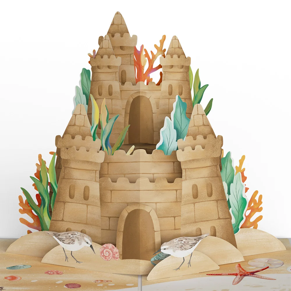 Lovepop Seaside Sandcastle Pop-Up Card - Image 2