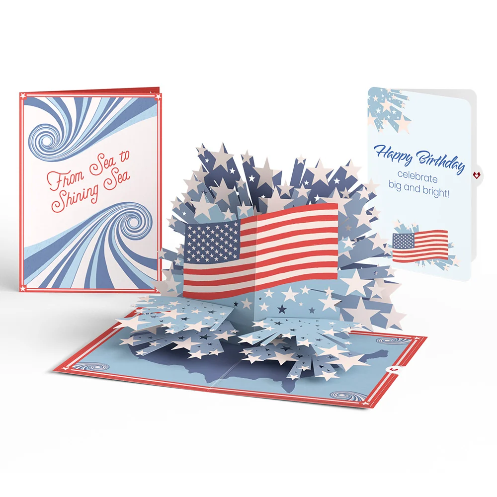 Lovepop From Sea to Shining Sea Birthday Pop-Up Card and Sentiment Set