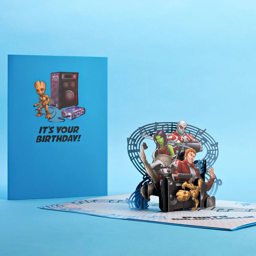 Lovepop Marvel's Guardians of the Galaxy Galactic Birthday Pop-Up Card