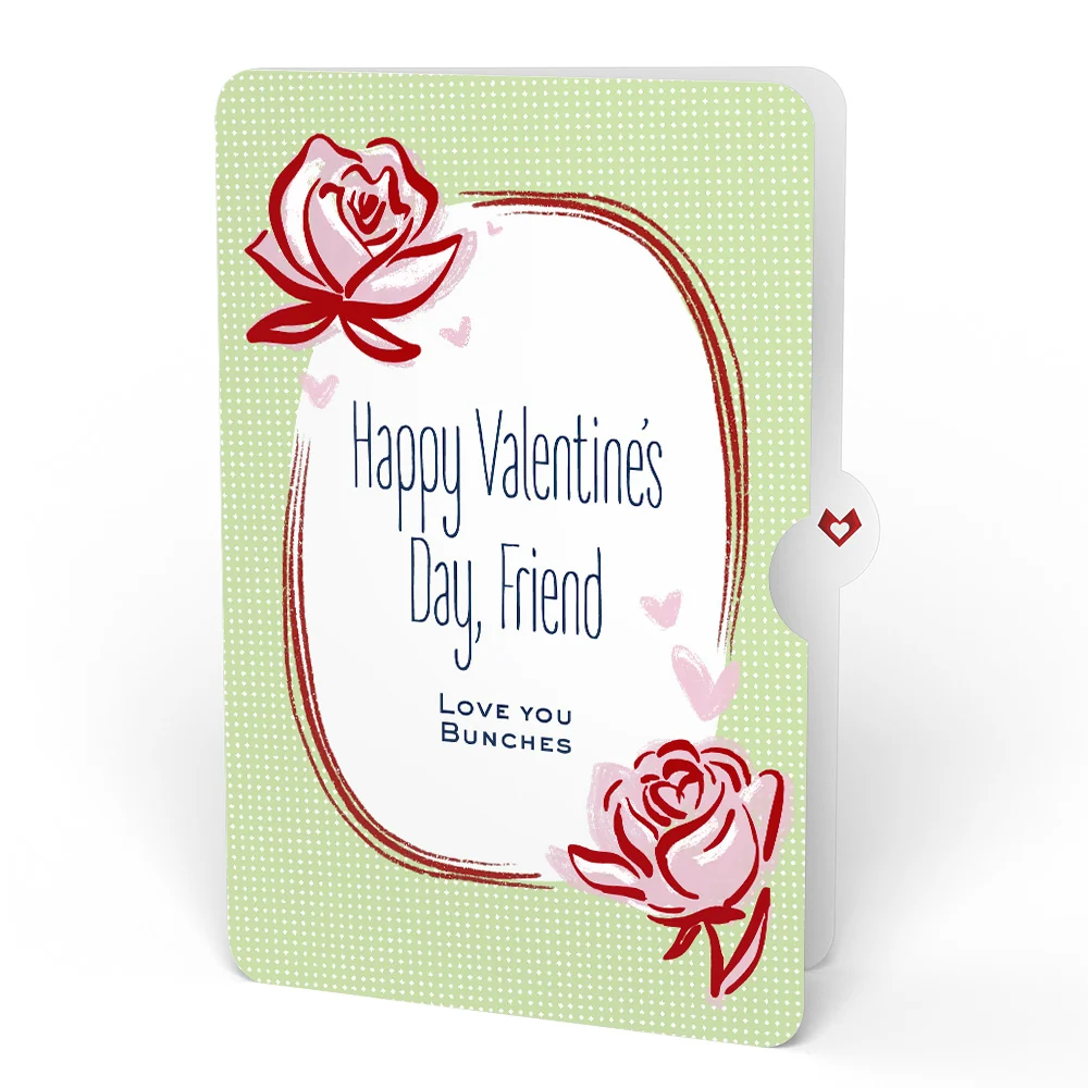 Lovepop Hibiscus Valentine Bouquet and Sentiment Set for Friend Vase - Image 4