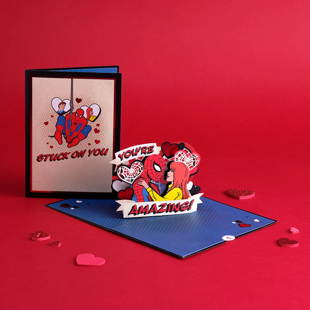 Lovepop Marvel's Spider-Man Stuck on You Pop-Up Card