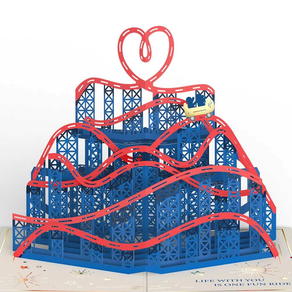 Lovepop Love Rollercoaster Father’s Day Pop-Up Card and Sentiment Set for Dad - Image 3