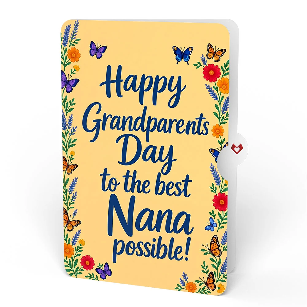 Lovepop Brilliant Butterfly Bouquet and Grandparents Day Sentiment Set Vase - Image 4