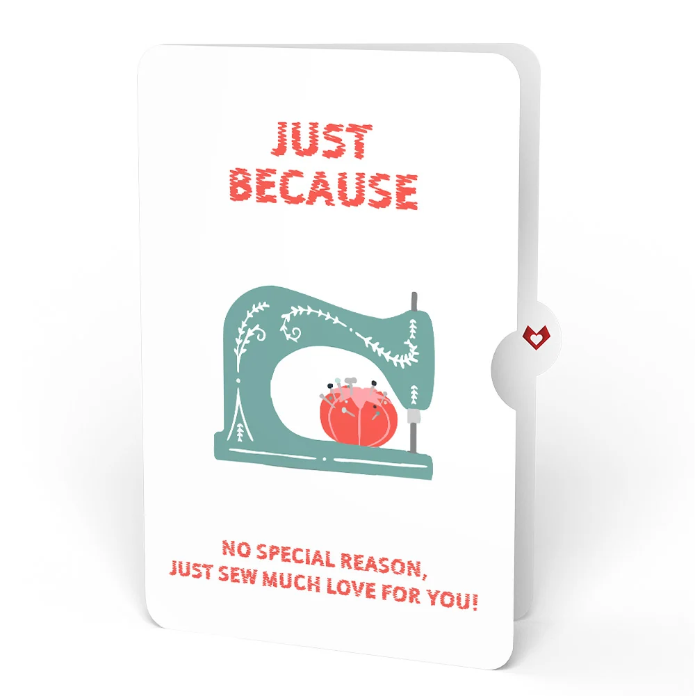 Lovepop Love You Sew Much Pop-Up Card and Sentiment Set - Image 4