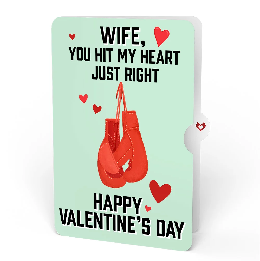 Lovepop You're a Knock Out Valentine Pop-Up Card and Sentiment Set for Wife - Image 4