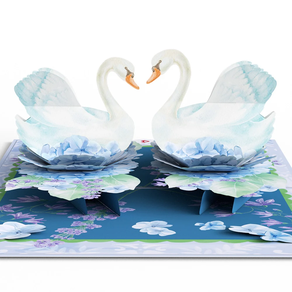 Lovepop Always and Forever Swans Pop-Up Card - Image 2