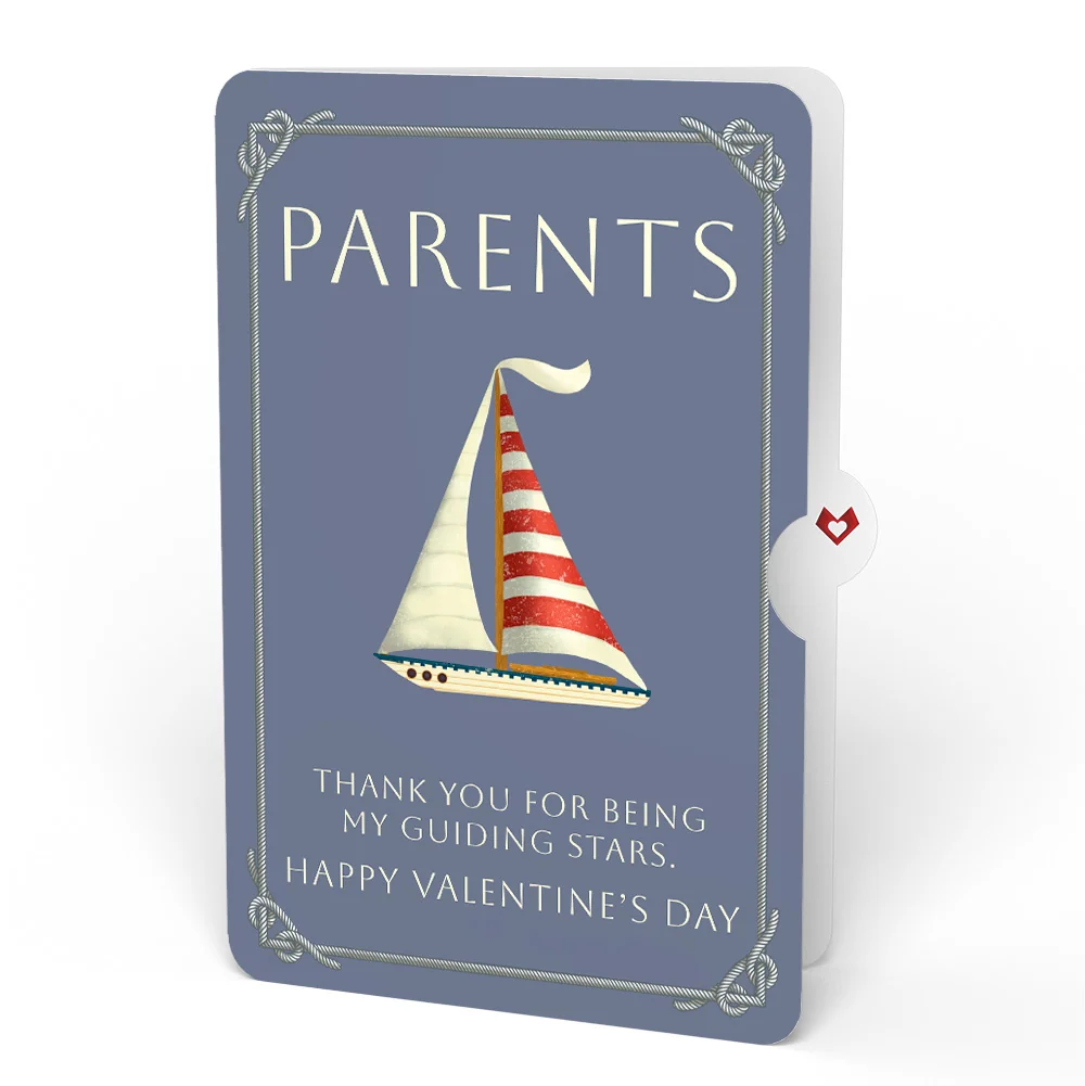 Lovepop 'Ahoy There' Valentine Plushpop Card and Sentiment Set for Parents - Image 4