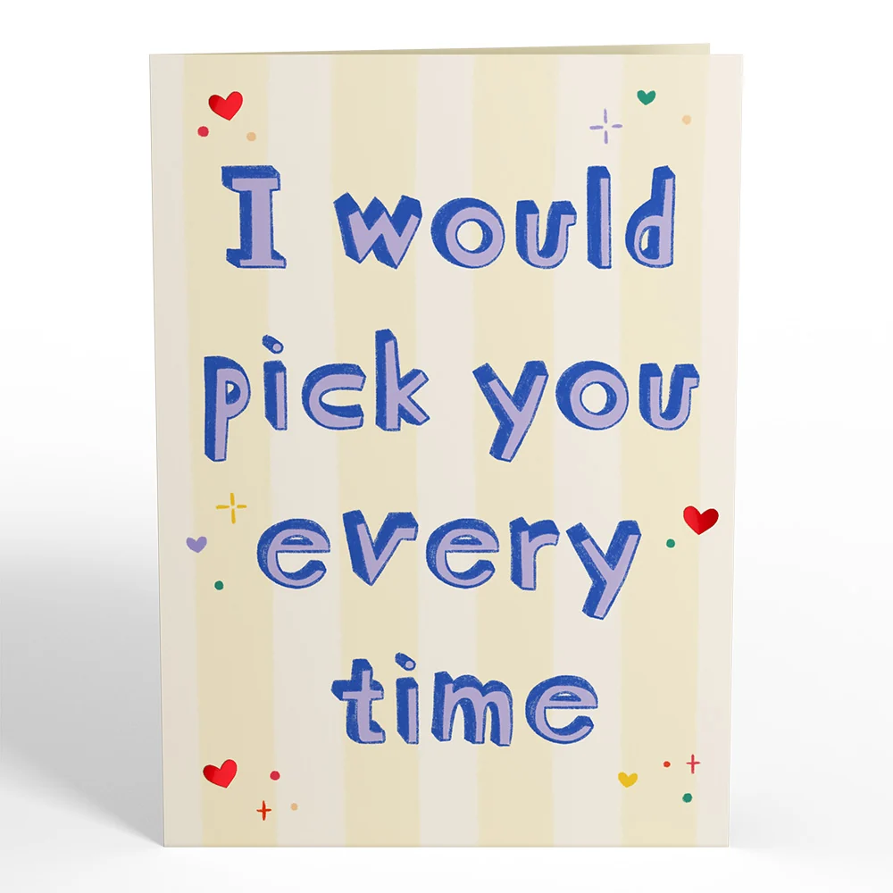 Lovepop Pick You Every Time Pop-Up Card Glass - Image 5