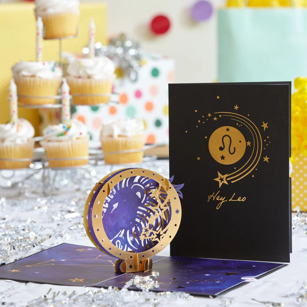 Lovepop Leo Zodiac Birthday Pop-Up Card