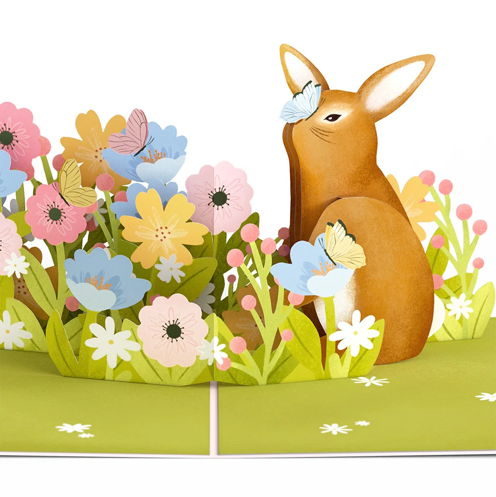 Lovepop Happy Easter Bunny Amid the Blossoms Pop-Up Card and Sentiment Set for Mom - Image 3