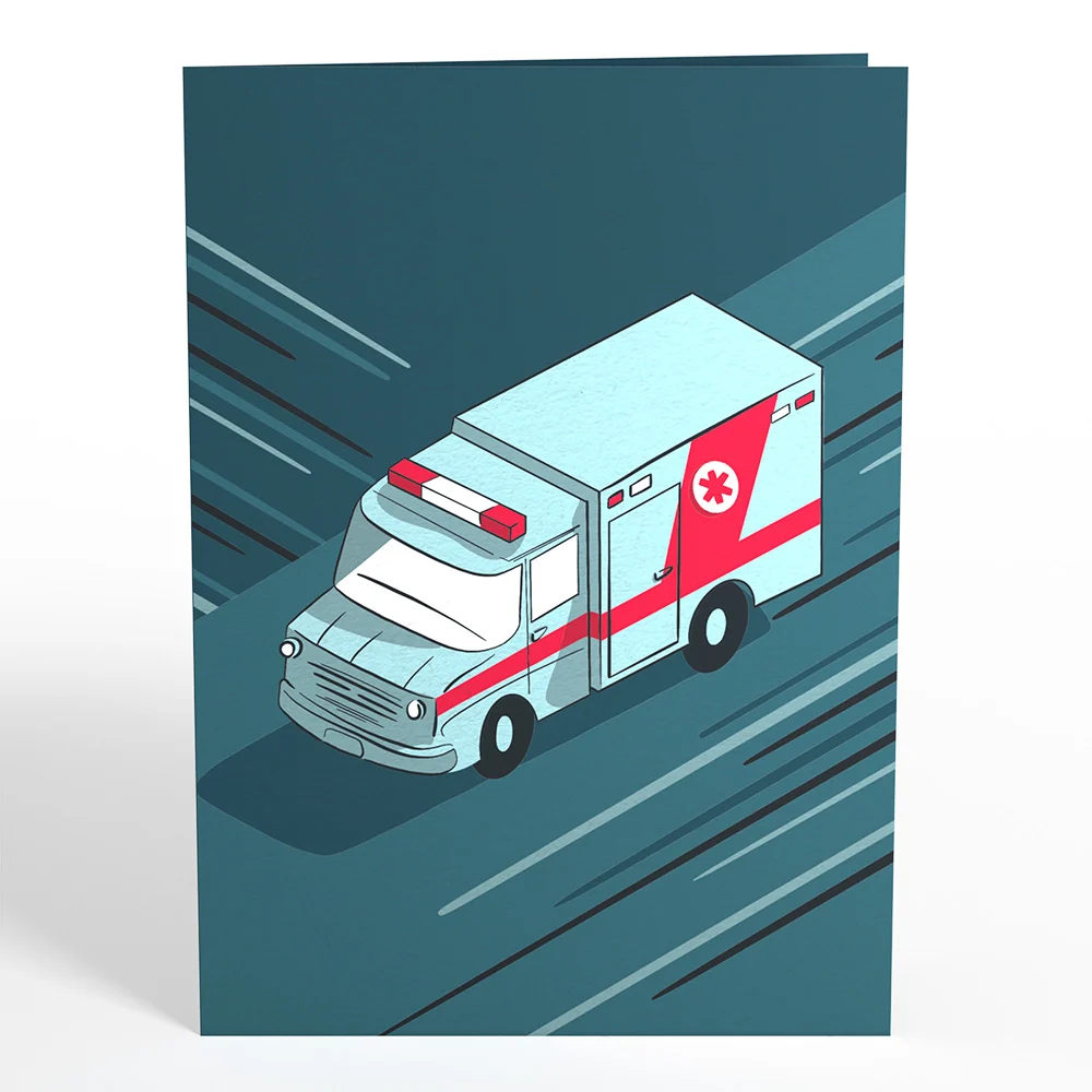 Lovepop Ambulance Pop-Up Card - Image 4