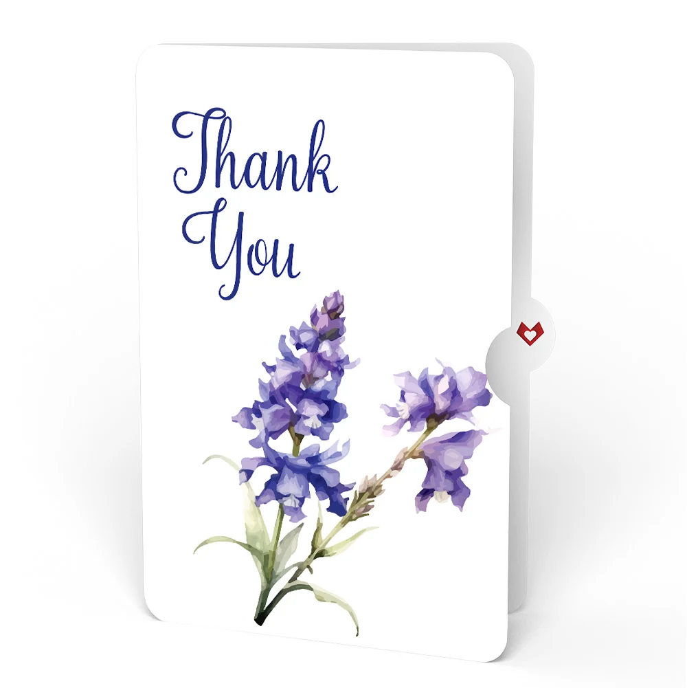 Lovepop Born to Bloom: July Birth Month Flowers Thank You Pop-Up Card and Sentiment Set - Image 4