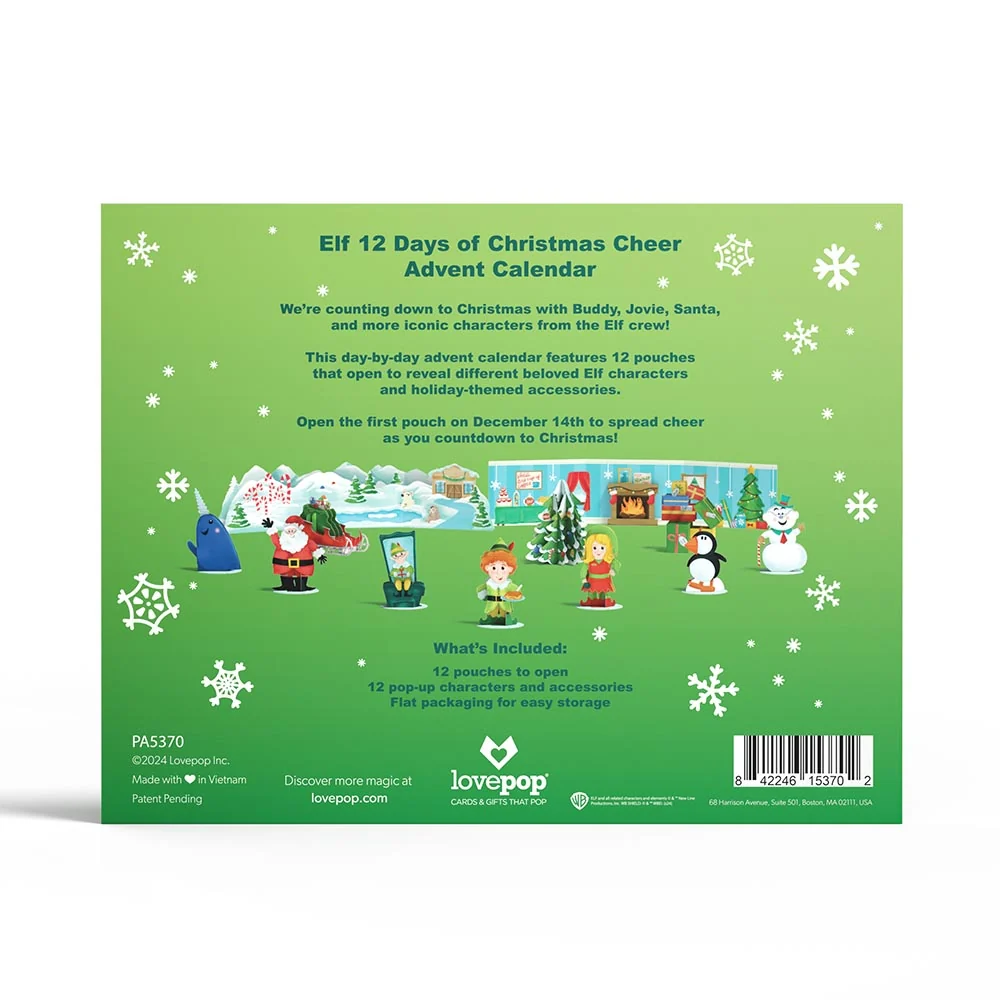 Lovepop Elf 12 Days of Christmas Cheer Advent Calendar - Image 8