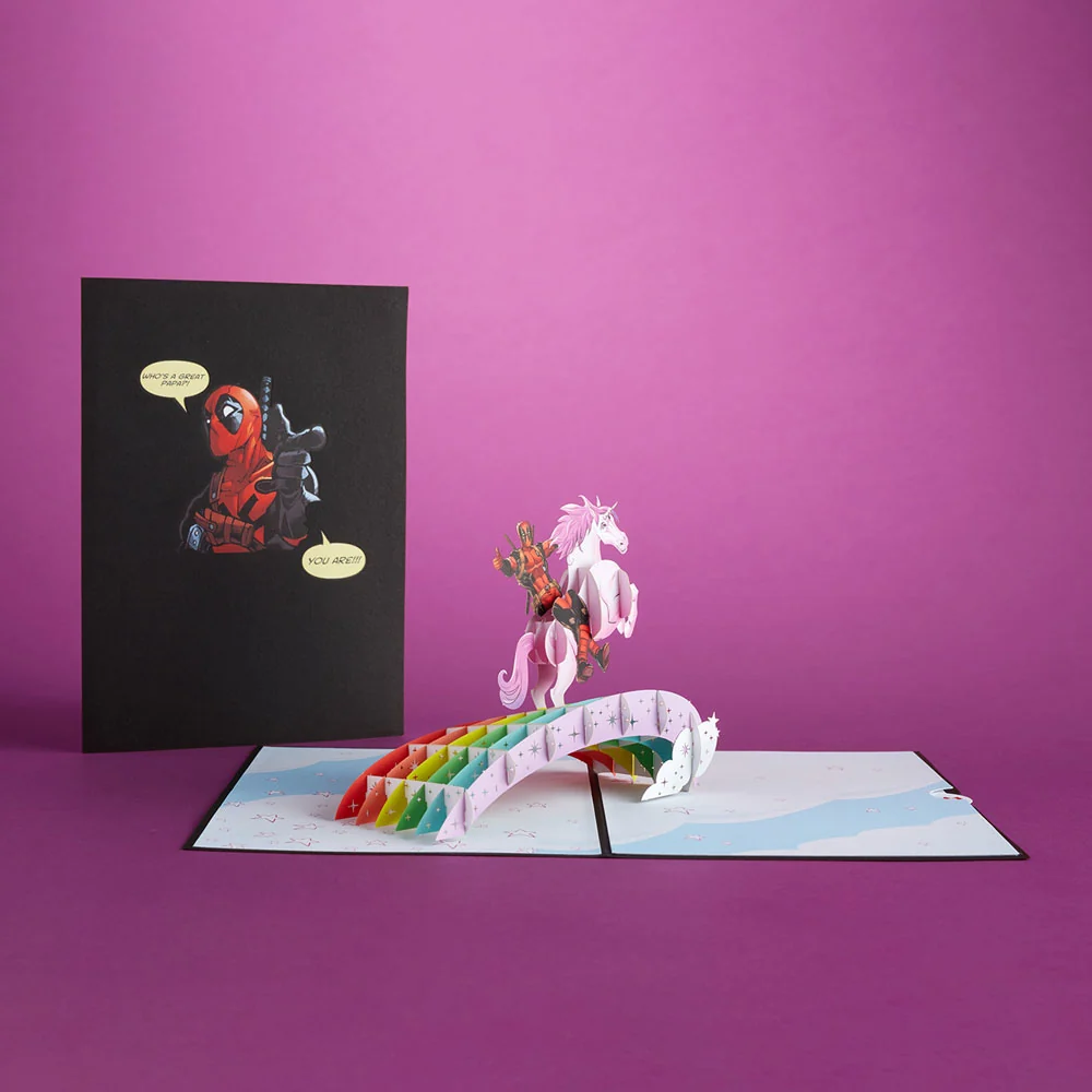 Lovepop Marvel's Deadpool: Greatest Papa Pop-Up Card