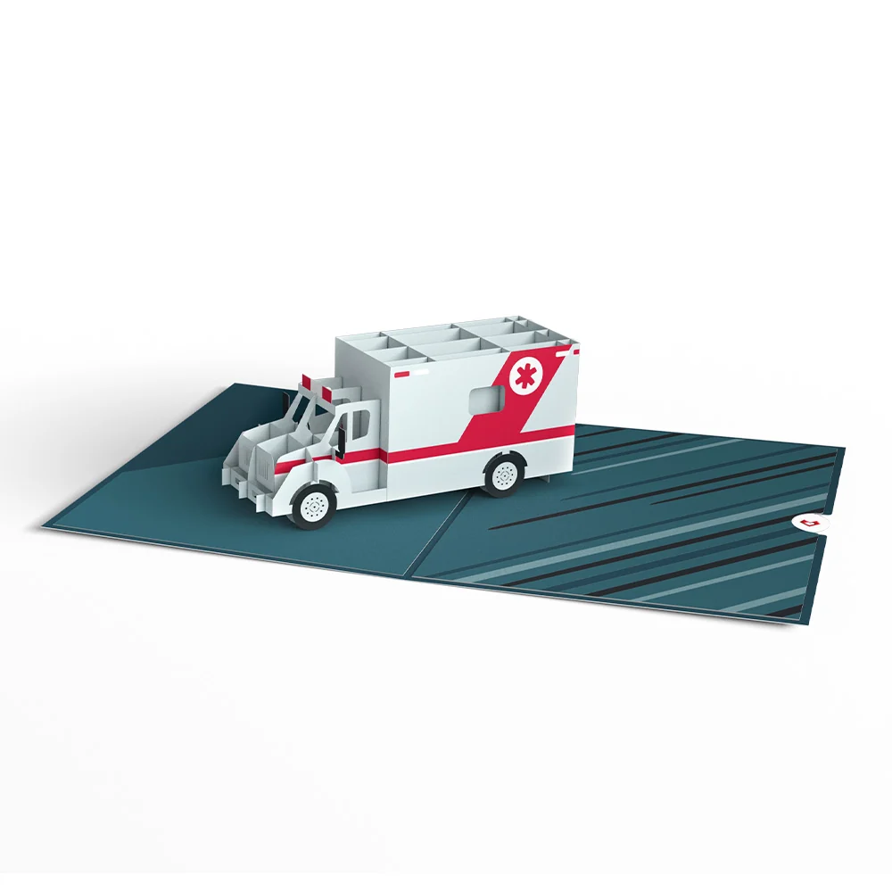 Lovepop Ambulance Pop-Up Card - Image 3