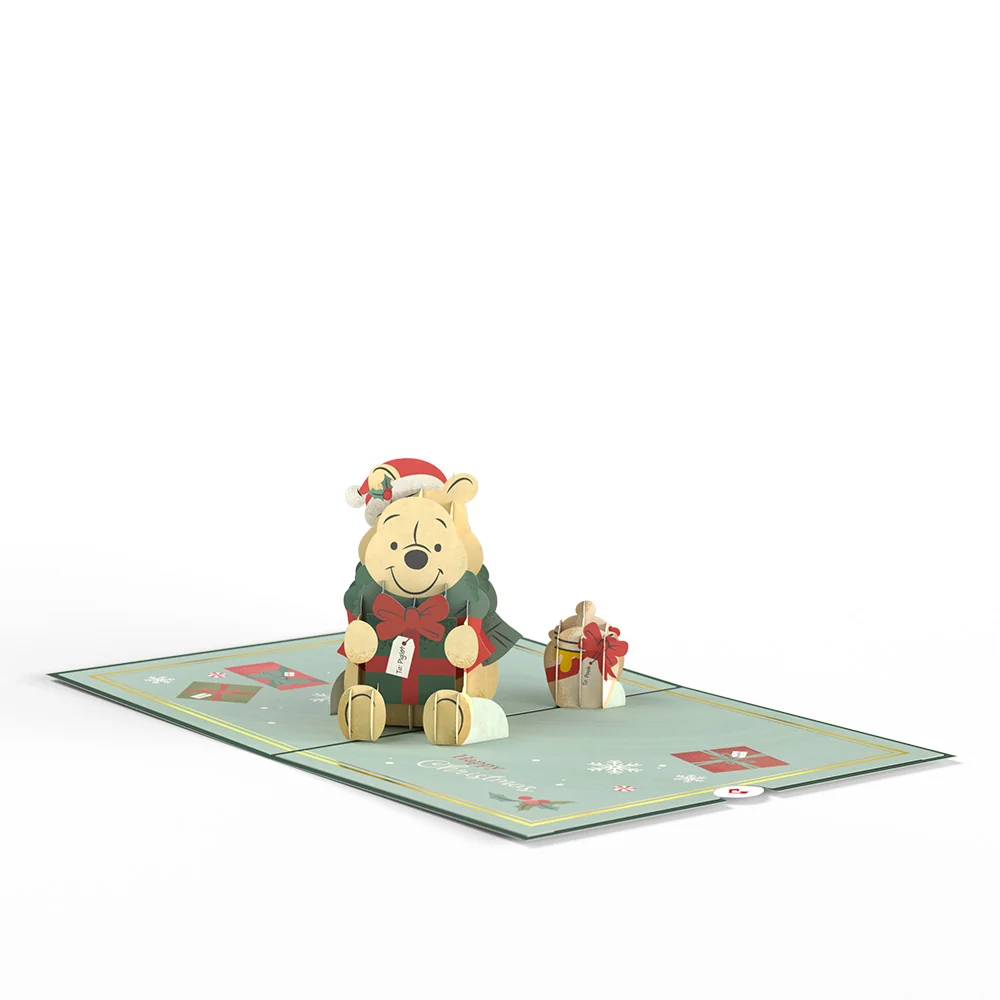 Lovepop Disney's Winnie the Pooh Merry & Bright Christmas Pop-Up Card - Image 3