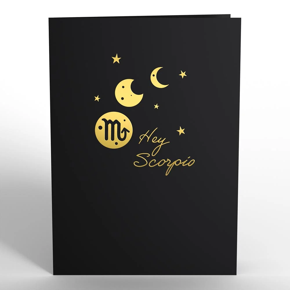 Lovepop Scorpio Zodiac Birthday Pop-Up Card - Image 4